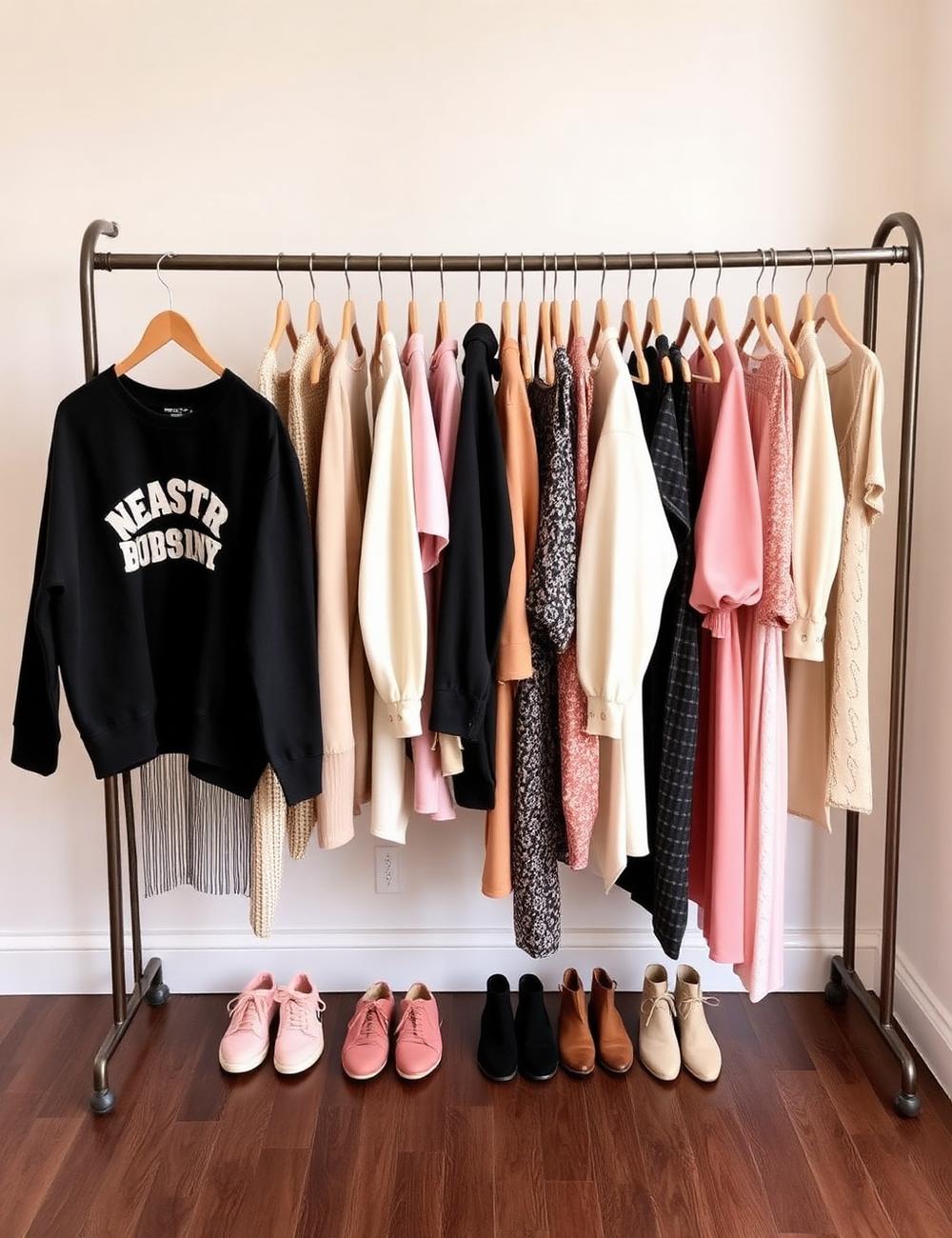 Wardrobe styling moment